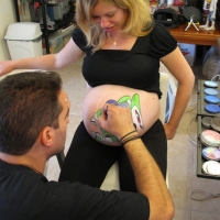 Pregnant Belly Painting 2