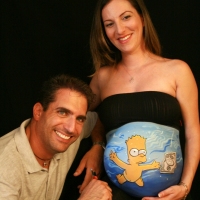 Pregnant Belly Painting Nirvana 2