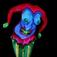 UV Bodypainting Till Eulenspiegel