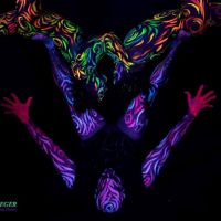 UV Bodypainting Acroyoga