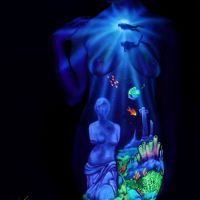 UV Bodypainting Sea Deep