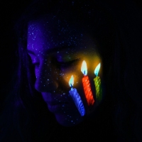 UV Bodypainting Candles