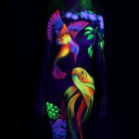 UV-Bodypainting-Bird-and-Fish