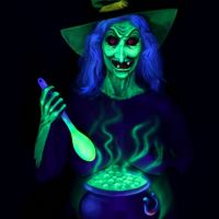 UV Bodypainting Cauldron