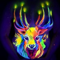 UV Bodypainting Hannukah