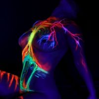 UV Bodypainting Lava