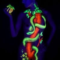 UV Bodypainting Serpent