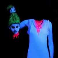 UV Bodypainting The Ghost of Anne Boleyn