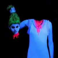 UV Bodypainting The Ghost of Anne Boleyn