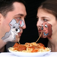 Lady-and-the-Tramp-Bodypainting