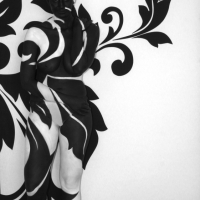 Black-and-white-Bodypainting
