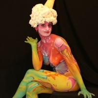 Ice-cream-Bodypainting