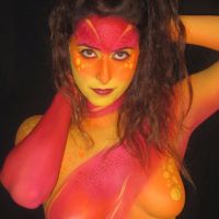 Lava-Bodypainting