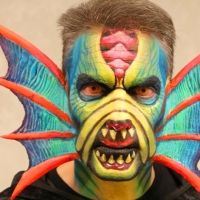Theatrical-Make-up-Monster