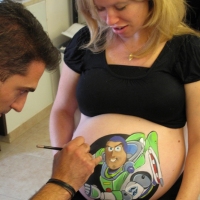 Pregnant Belly Painting 3