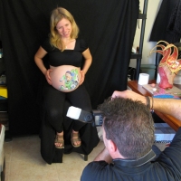 Pregnant Belly Painting 4