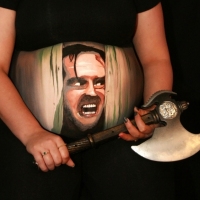 Pregnant Belly Painting The Shining